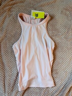 all in motion Light Pink High-Neck Athletic Tank